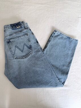MOTHER Light Blue women’s  Straight Jeans